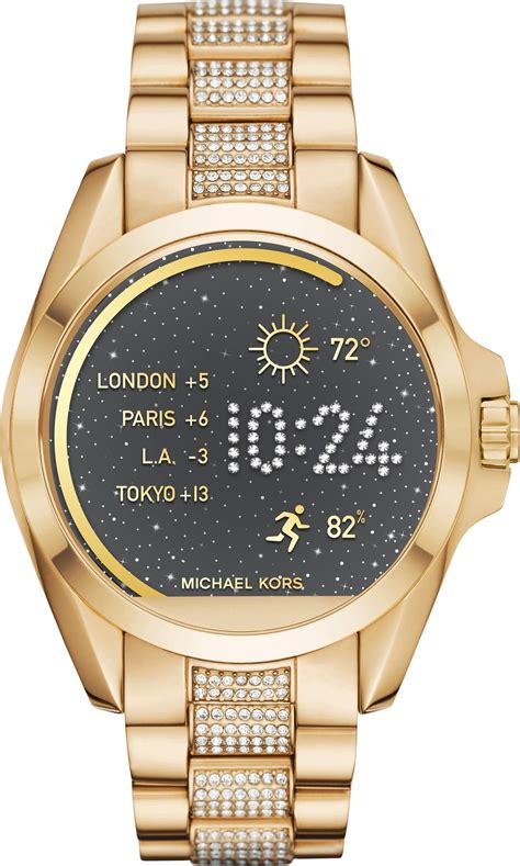 michael kors mkt50002|Michael Kors Access Crystal Bradshaw Gold.